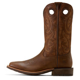 Ariat Mens Highland Toughstock Wide Square Toe - Distressed Brown/Tack Room Brown