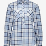 Swanndri Womens Egmont Twin Pack Shirt - Moss/Blue