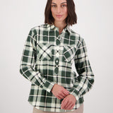 Swanndri Womens Egmont Twin Pack Shirt - Moss/Blue