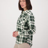 Swanndri Womens Egmont Twin Pack Shirt - Moss/Blue