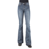 Stetson Womens Denim 921 Flare Jean - Plain Blue