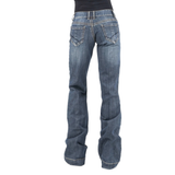 Stetson Womens Denim 214 Trouser - Stitching Blue