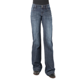 Tin Haul Womens Denim 460 Ella Trouser Jean - Plain Blue