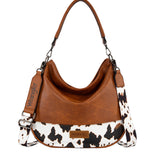 Wrangler Animal Print Slouch Bag - Tan