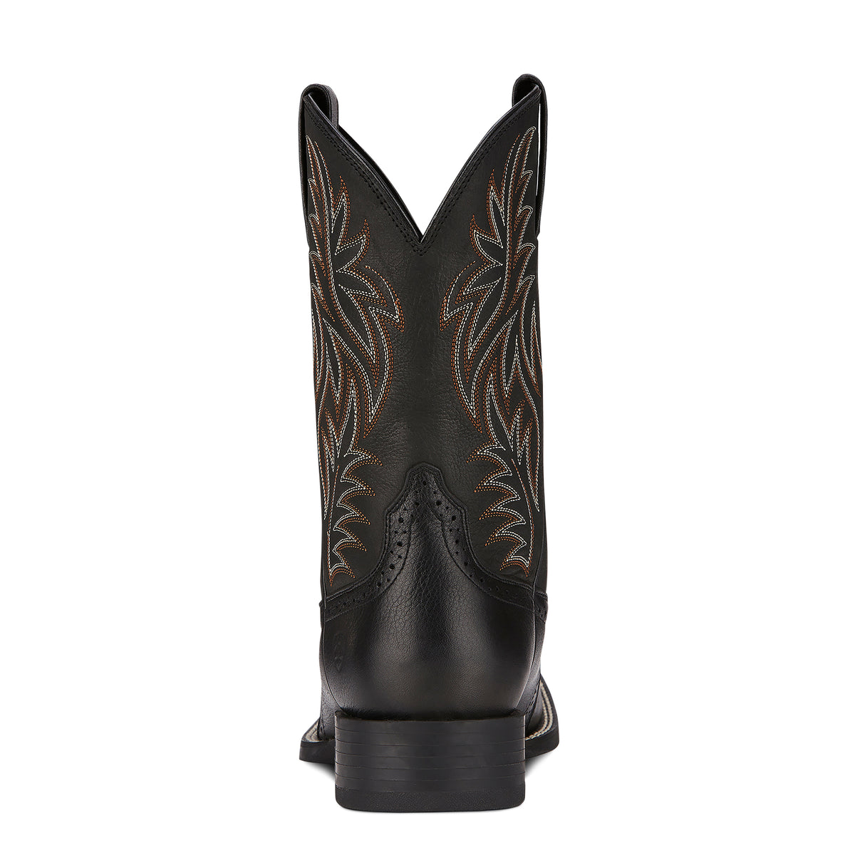 Ariat Mens Sport Western Wide Square Toe - Black Deertan