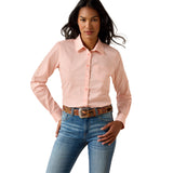 Ariat Womens Team Kirby Shirt - Tropical Peach Geo