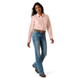 Ariat Womens Team Kirby Shirt - Tropical Peach Geo