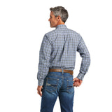 Ariat Mens Pro Series Adriel Fitted Shirt - Carbon Blue