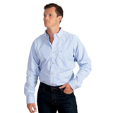 Ariat Mens Pro Series Cliff Shirt - Light Blue Check