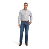 Ariat Mens Pro Series Dayne Mini Stripe Classic Shirt - Black