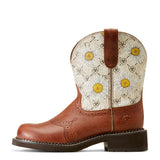 Ariat Womens Fatbaby Heritage Farrah - Autum Leaf/Daisy Logo Print