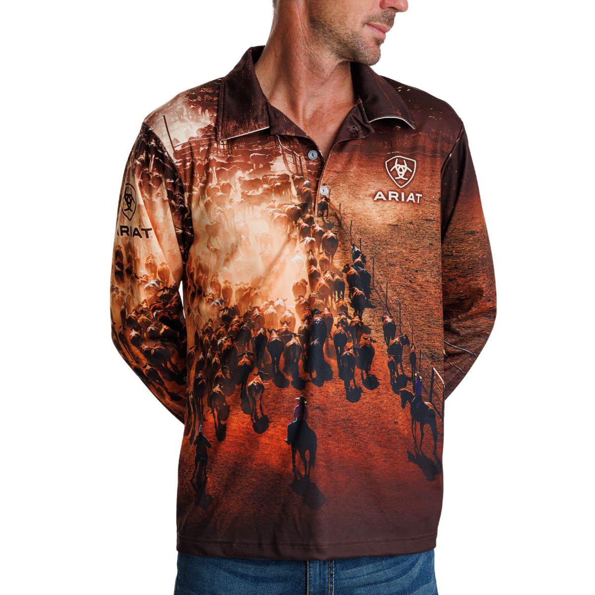 Ariat Unisex Fishing Shirt - Cattle Muster