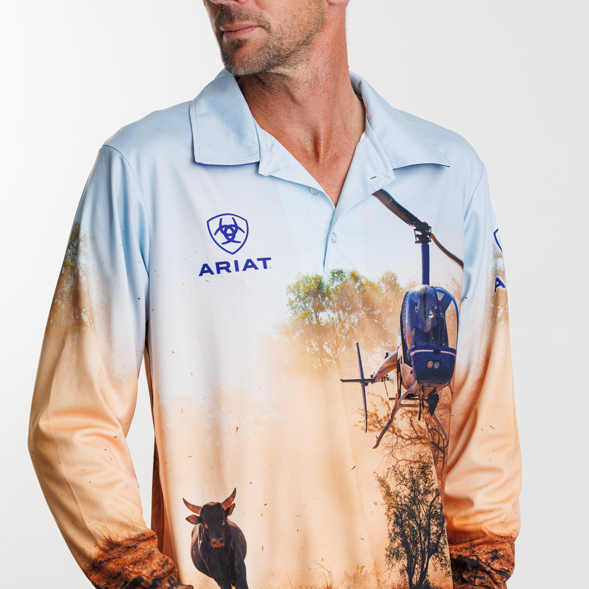 Ariat Unisex Fishing Shirt - Helimuster