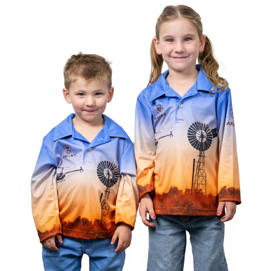 Ariat Kids Fishing Shirt - Windmill