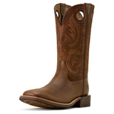 Ariat Mens Highland Toughstock Wide Square Toe - Distressed Brown/Tack Room Brown