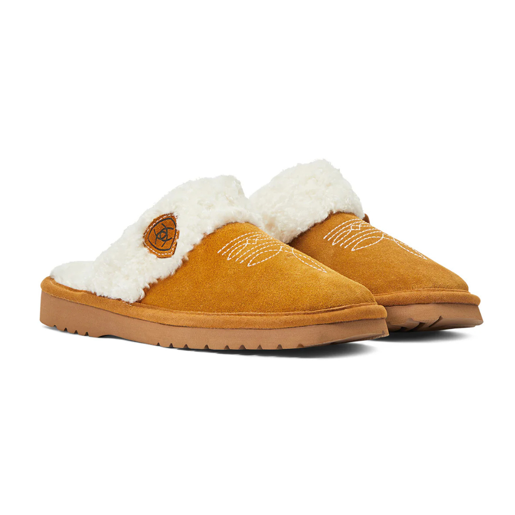 Ariat Womens Jackie Square Toe Slipper - Chestnut