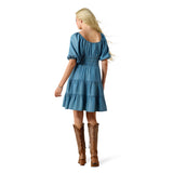 Ariat Womens Juliet Dress - Light Wash Indigo