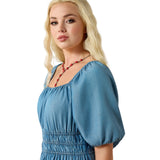 Ariat Womens Juliet Dress - Light Wash Indigo