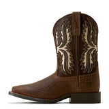 Ariat Kids Driftwood Wide Square Toe - Earth/Royal Chocolate