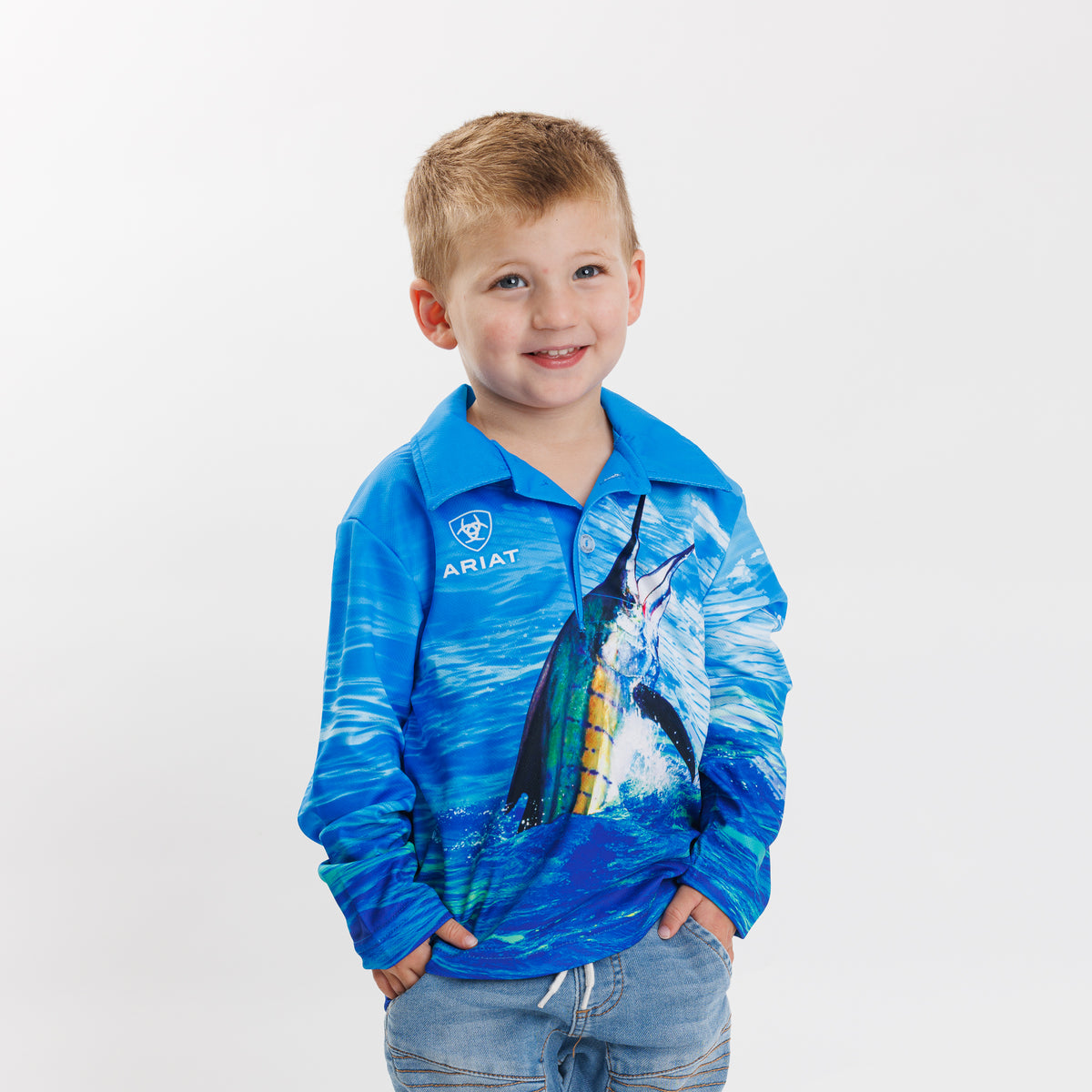 Ariat Kids Fishing Shirt - Mr Marlin