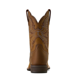Ariat Kids Westwood Wide Square Toe - Distressed Brown