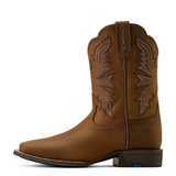 Ariat Kids Westwood Wide Square Toe - Distressed Brown