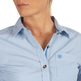 Ariat Womens Kirby Shirt - Light Blue Stripe