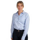 Ariat Womens Kirby Shirt - Light Blue Stripe