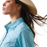 Ariat Womens Real Team Kirby Stretch Shirt - Caidan Print