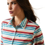 Ariat Womens Real Team Kirby Stretch Shirt - Rosa Serape