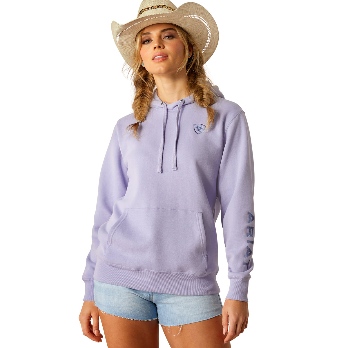 Ariat Womens Logo 2.0 Hoodie - Sweet Lavender