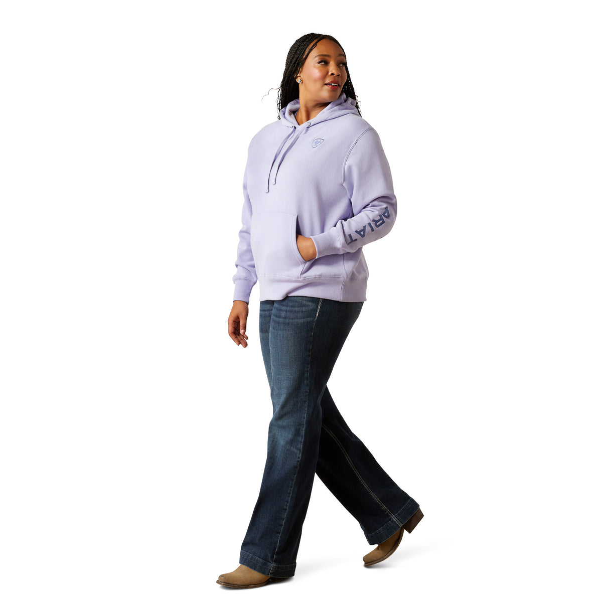 Ariat Womens Logo 2.0 Hoodie - Sweet Lavender