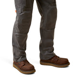 Ariat Mens Rebar M5 Straight Leg Made Tough Knee Guardian Pant - Rebar Grey