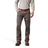 Ariat Mens Rebar M5 Straight Leg Made Tough Knee Guardian Pant - Rebar Grey