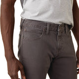 Ariat mens M7 Straight Leg Jean - Grizzly Charcoal