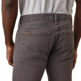 Ariat mens M7 Straight Leg Jean - Grizzly Charcoal