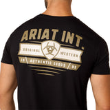 Ariat Mens Banner Badge Tee - Black