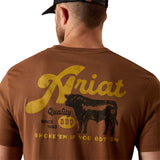 Ariat Mens BBQ Smoke Tee - Soft Silt