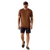 Ariat Mens BBQ Smoke Tee - Soft Silt