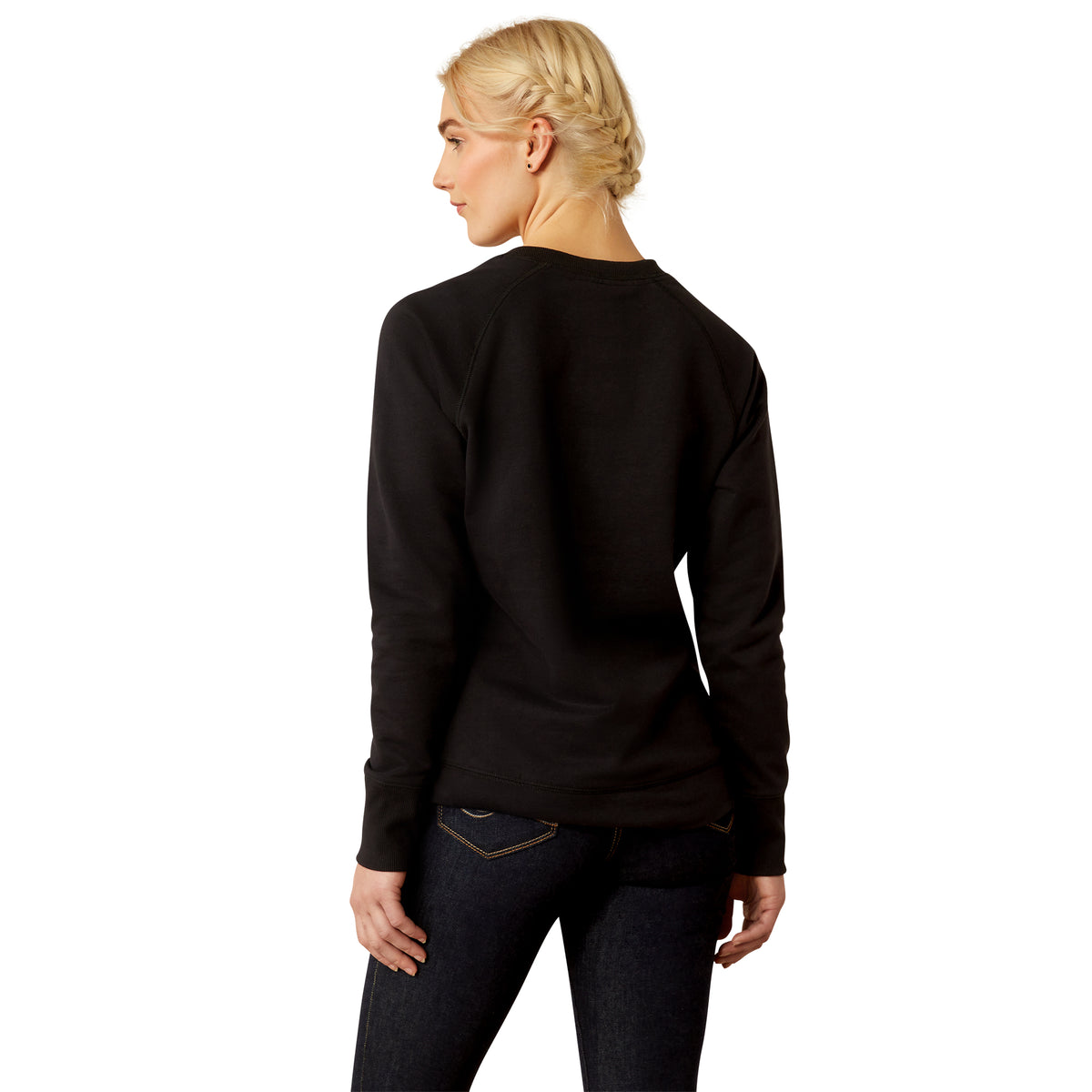 Ariat Womens Benica Team Sweatshirt - Black Team