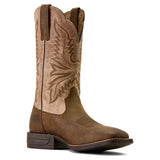 Ariat Mens Brush Cerek Wide Square Toe - Aged Tan/Smokey Taupe