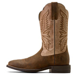 Ariat Mens Brush Cerek Wide Square Toe - Aged Tan/Smokey Taupe