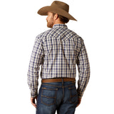 Ariat Mens Pro Series Caine Snap Shirt - Navy