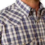 Ariat Mens Pro Series Caine Snap Shirt - Navy
