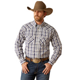Ariat Mens Pro Series Caine Snap Shirt - Navy
