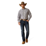 Ariat Mens Pro Series Caine Snap Shirt - Navy