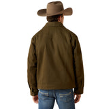 Ariat Mens Canvas Rancher Jacket - Desert Sand Khaki