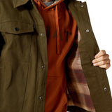 Ariat Mens Canvas Rancher Jacket - Desert Sand Khaki
