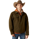 Ariat Mens Canvas Rancher Jacket - Desert Sand Khaki