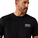 Ariat Mens Canyon Aztec Shield Tee - Black